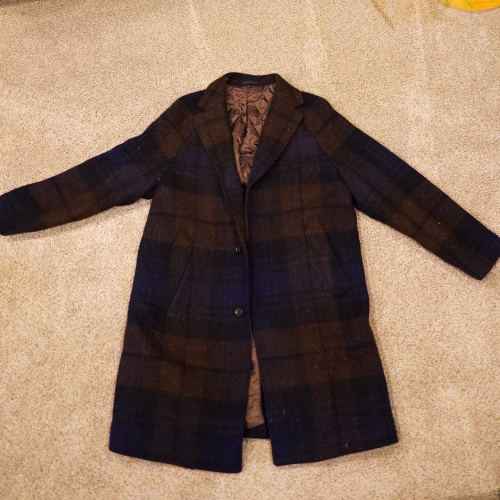 J Crew Ludlow Wool Blend Topcoat Raglan Size 40s